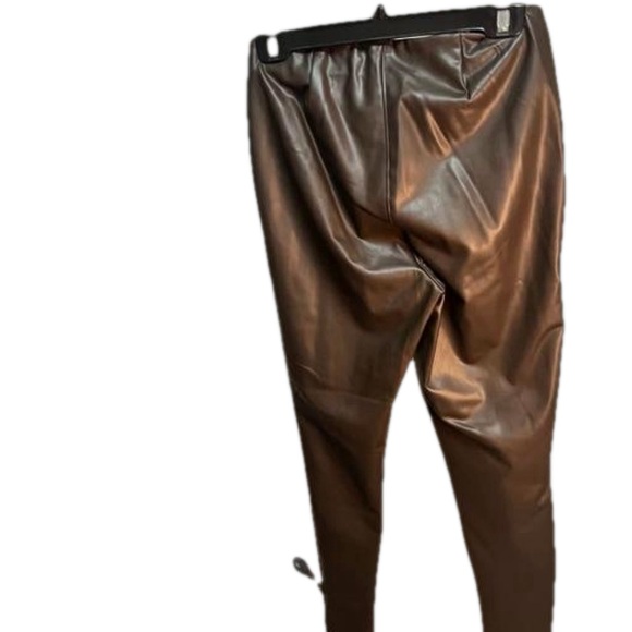 BROWN LEATHER LEGGINGS | H&M - Picture 3 of 5